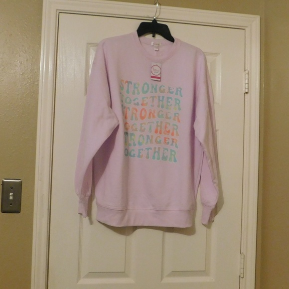 Flirtitude Active Spring Lilac Sweatshirt - Picture 1 of 4